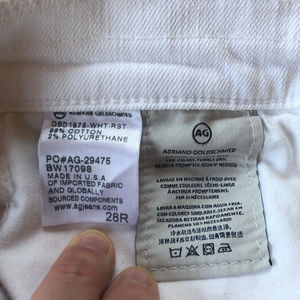 AG Ex-boyfriend Slim White Jean